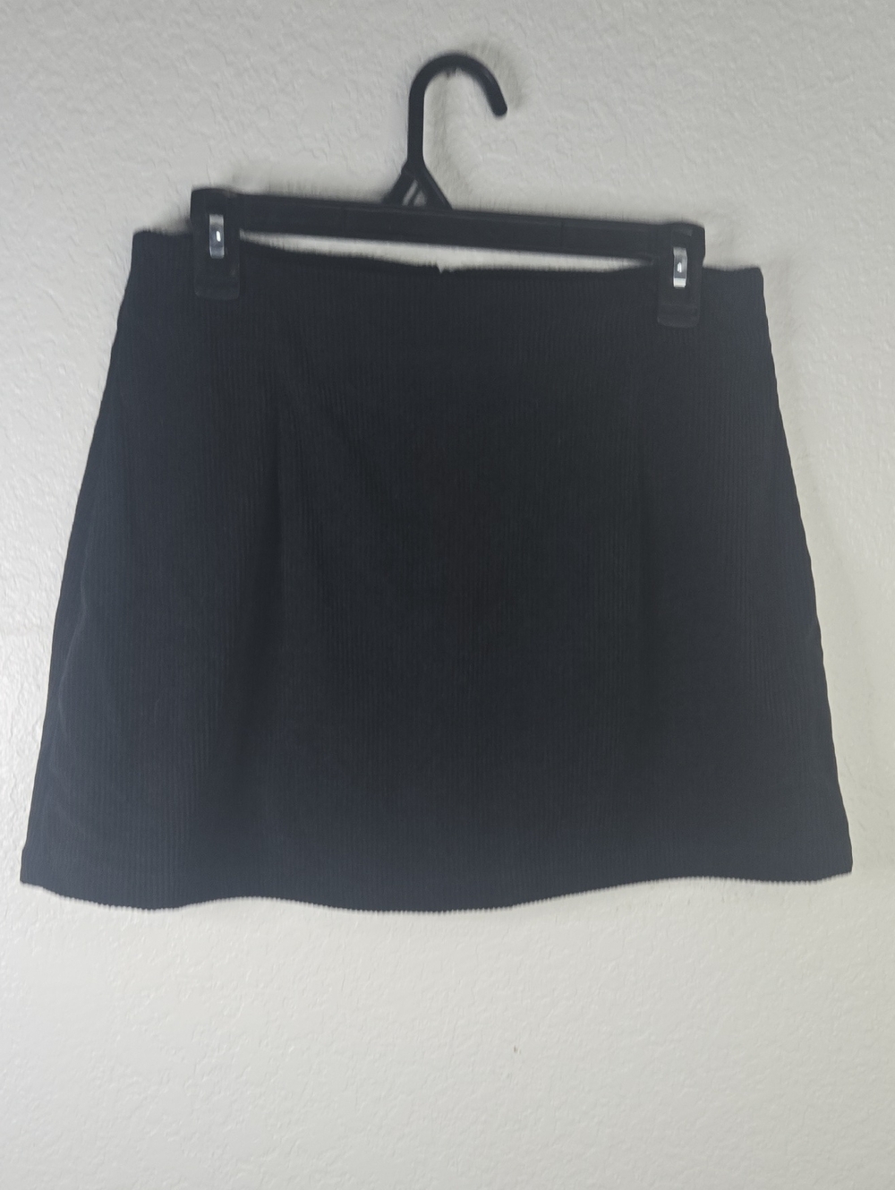Everyday Black A-Line Skort with Clean Waistband